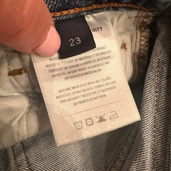 Citizen of Humanity Classic Blue Wide-Leg Jeans - size 23 - Picture 4 of 11